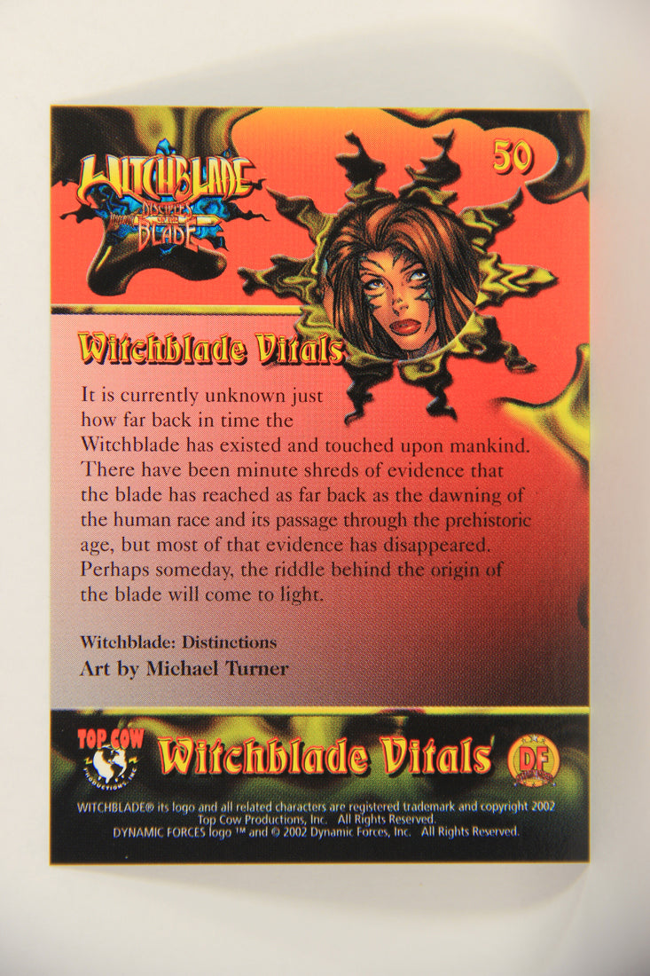 Witchblade Disciples Of The Blade 2002 Trading Card #50 Michael Turner ENG L018466