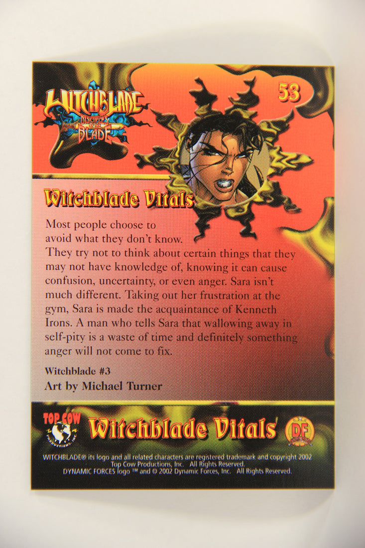 Witchblade Disciples Of The Blade 2002 Trading Card #53 Michael Turner ENG L018469