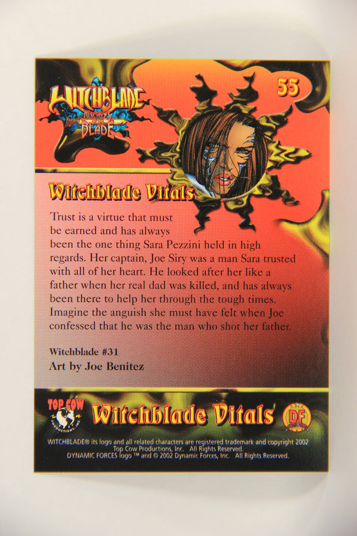 Witchblade Disciples Of The Blade 2002 Trading Card #55 Joe Benitez ENG L018471