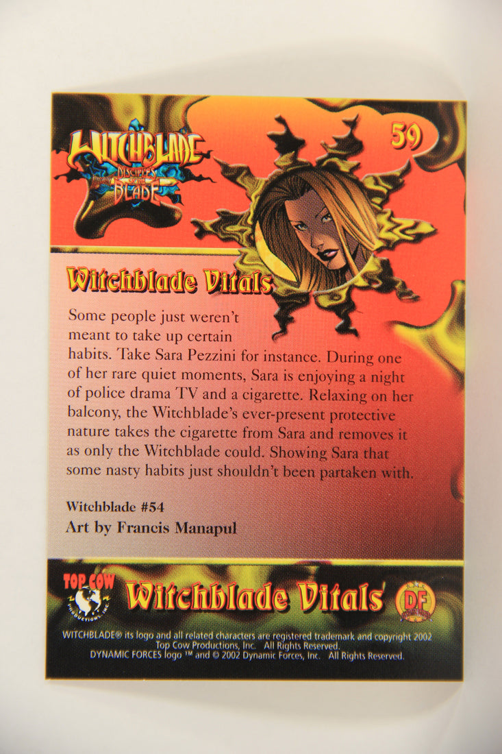 Witchblade Disciples Of The Blade 2002 Trading Card #59 Francis Manapul ENG L018475