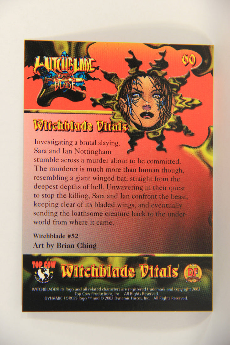 Witchblade Disciples Of The Blade 2002 Trading Card #60 Brian Ching ENG L018476