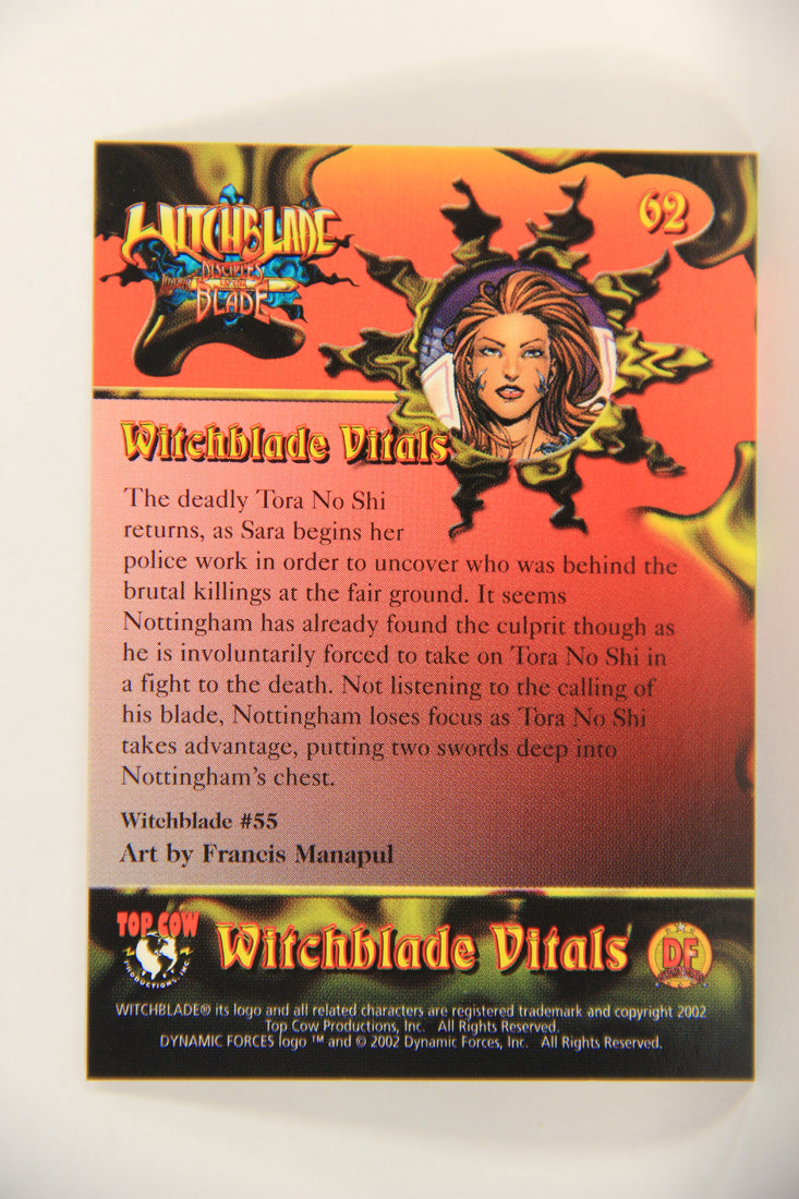 Witchblade Disciples Of The Blade 2002 Trading Card #62 Francis Manapul ENG L018478