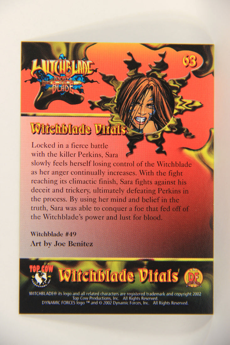 Witchblade Disciples Of The Blade 2002 Trading Card #63 Joe Benitez ENG L018479