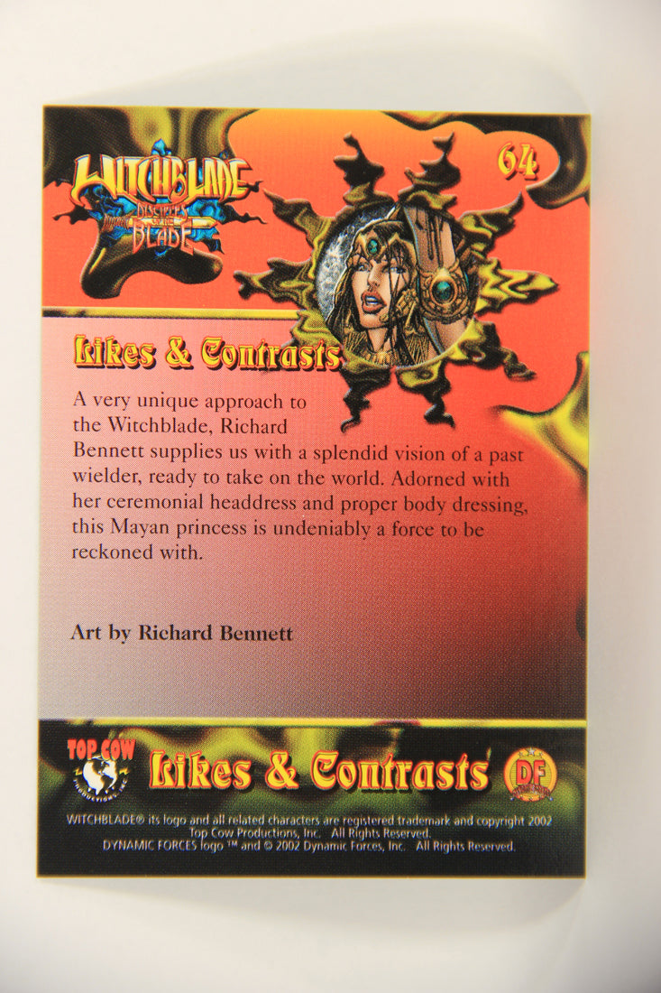 Witchblade Disciples Of The Blade 2002 Trading Card #64 Richard Bennett ENG L018480