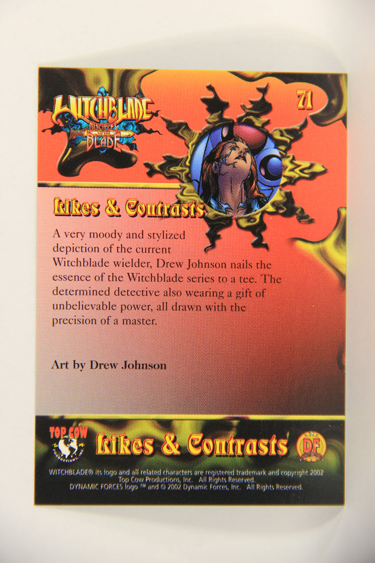 Witchblade Disciples Of The Blade 2002 Trading Card #71 Drew Johnson ENG L018487
