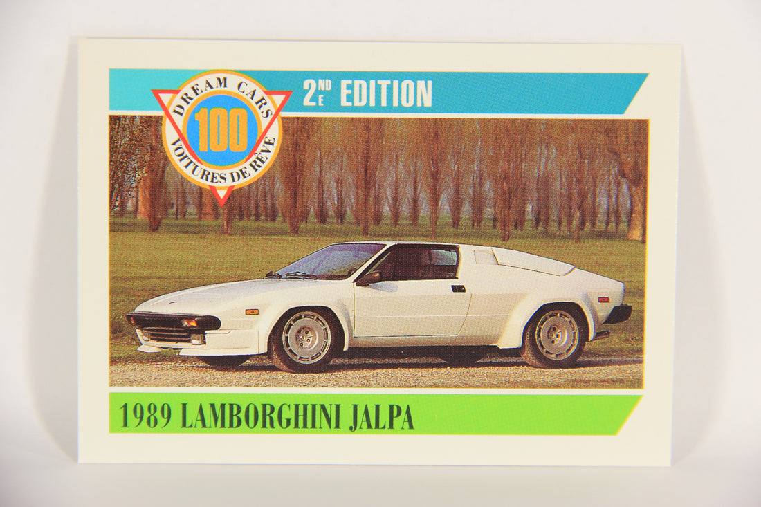 Dream Cars 2nd Edition 1992 Trading Card #45 - 1989 Lamborghini Jalpa L018518