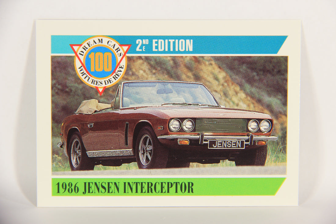 Dream Cars 2nd Edition 1992 Trading Card #49 - 1986 Jensen Interceptor L018522