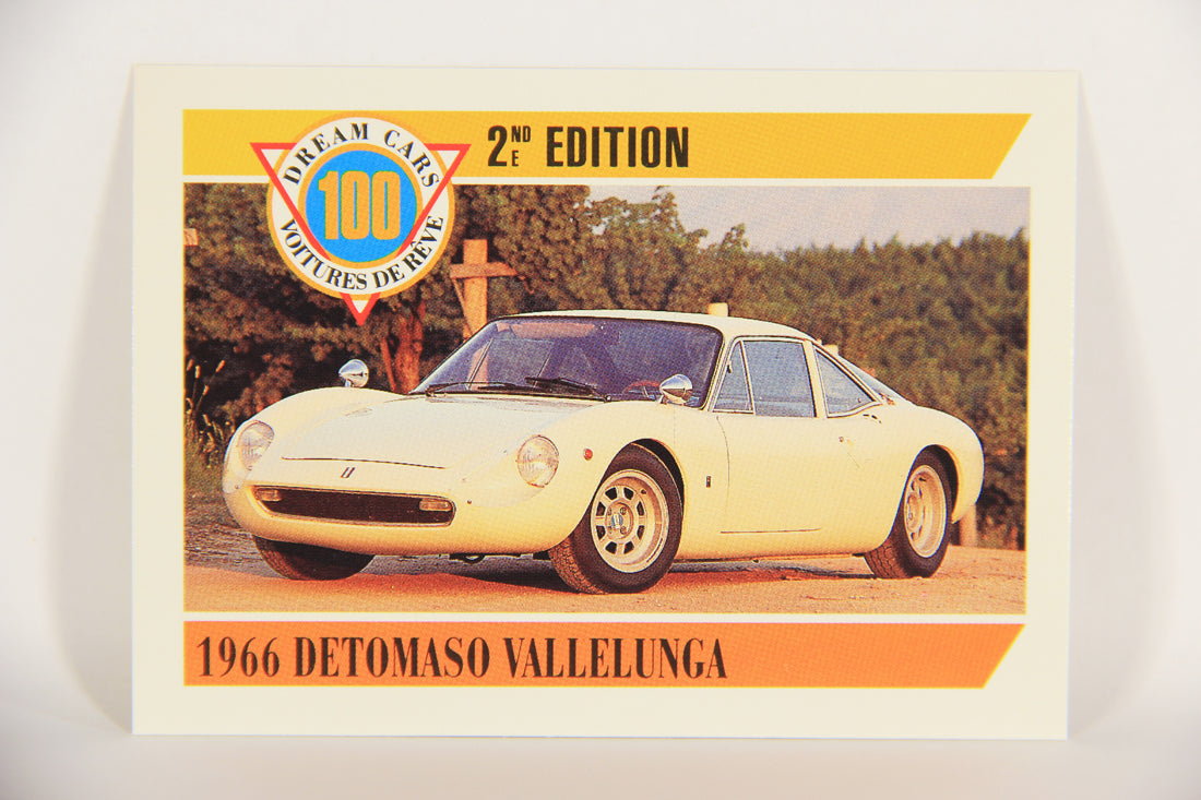 Dream Cars 2nd Edition 1992 Trading Card #51 - 1966 Detomaso Vallelunga L018524
