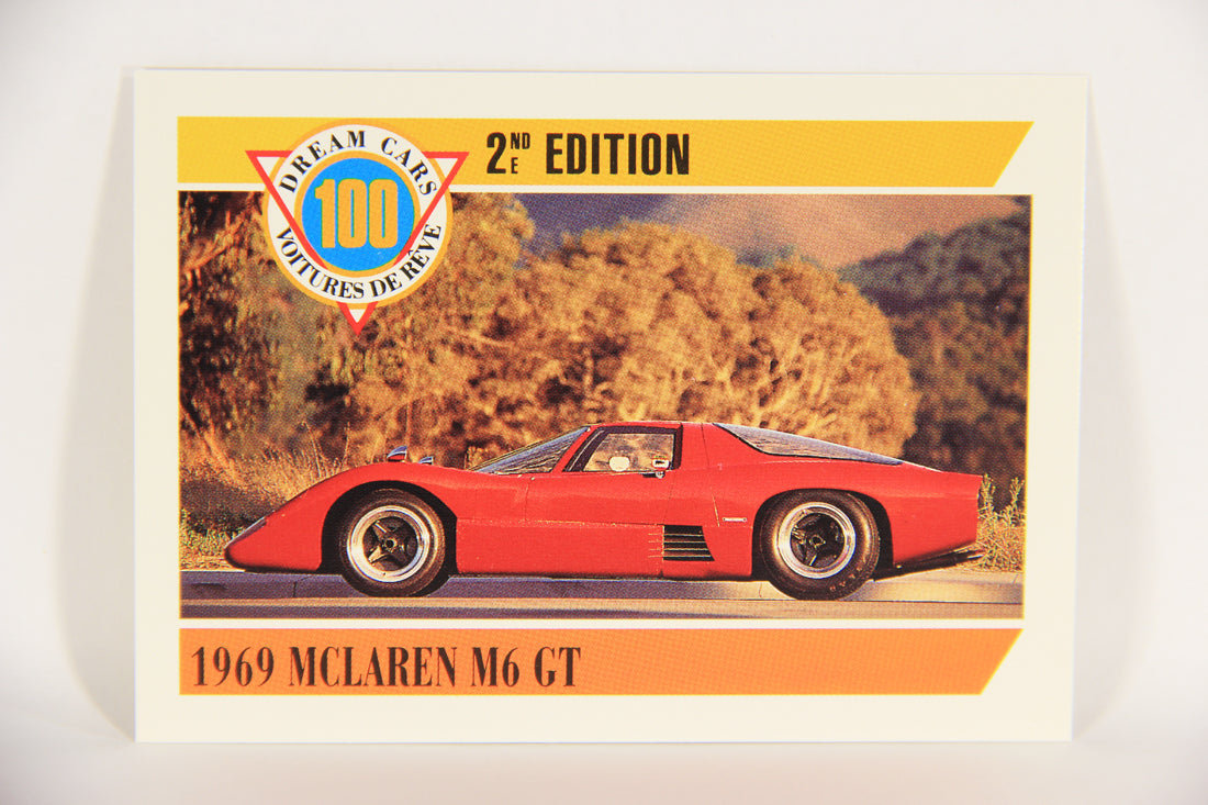Dream Cars 2nd Edition 1992 Trading Card #52 - 1969 McLaren M6 GT FR-ENG L018525