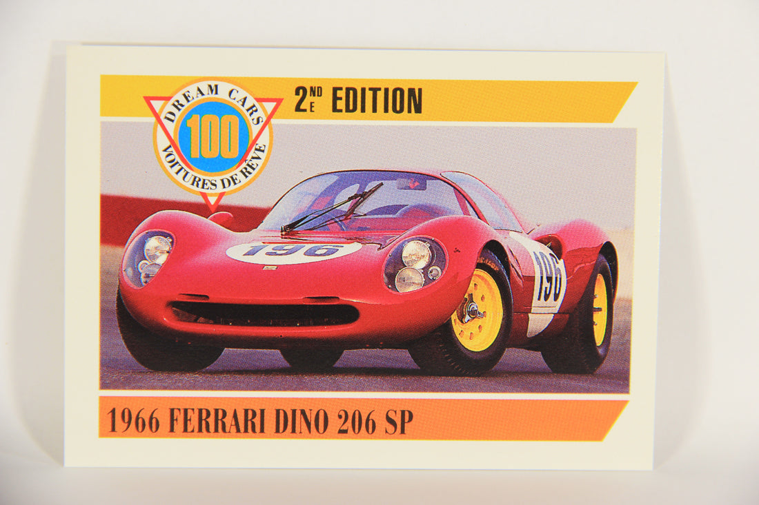 Dream Cars 2nd Edition 1992 Trading Card #54 - 1966 Ferrari Dino 206 SP L018527