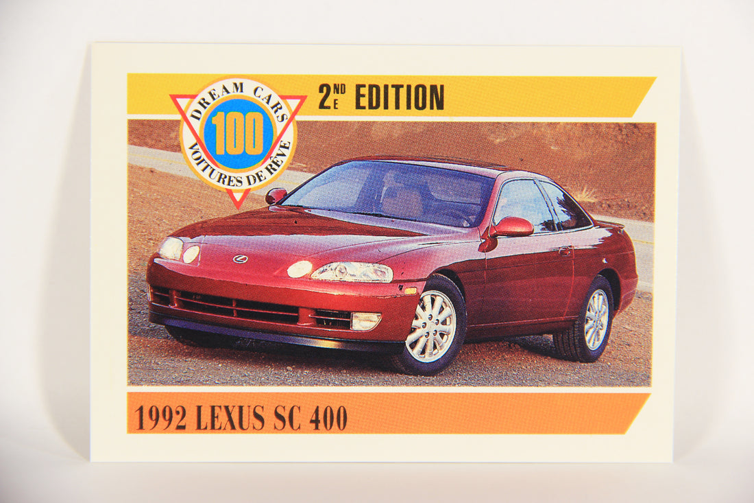 Dream Cars 2nd Edition 1992 Trading Card #60 - 1992 Lexus SC 400 FR-ENG L018533