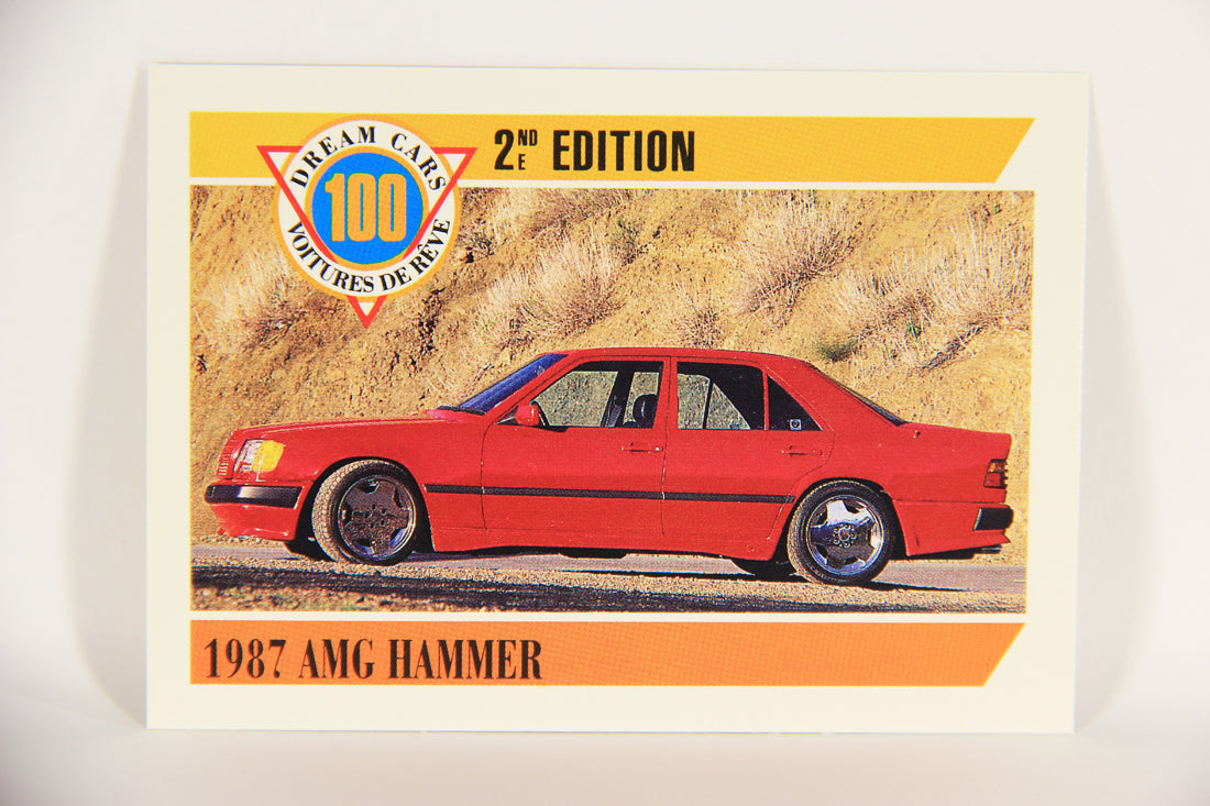 Dream Cars 2nd Edition 1992 Trading Card #61 - 1987 AMG Hammer FR-ENG L018534