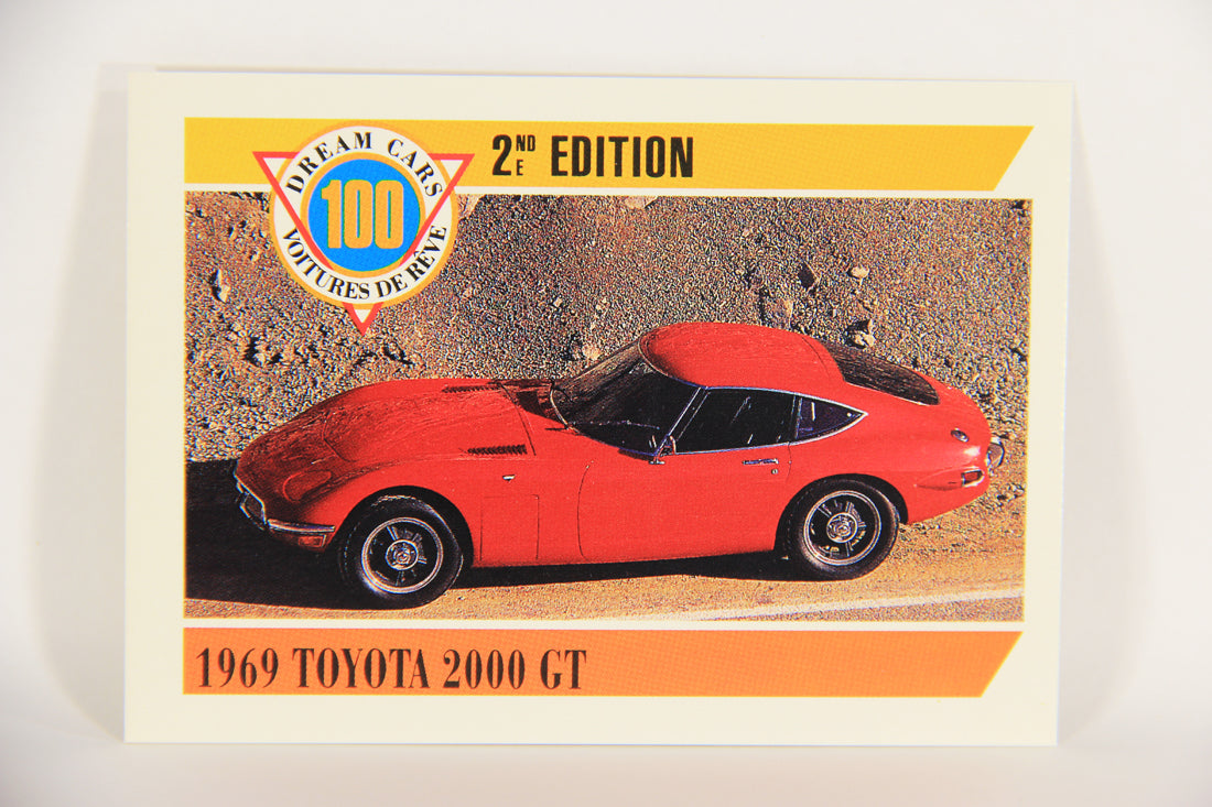 Dream Cars 2nd Edition 1992 Trading Card #64 - 1969 Toyota 2000 GT FR-ENG L018537
