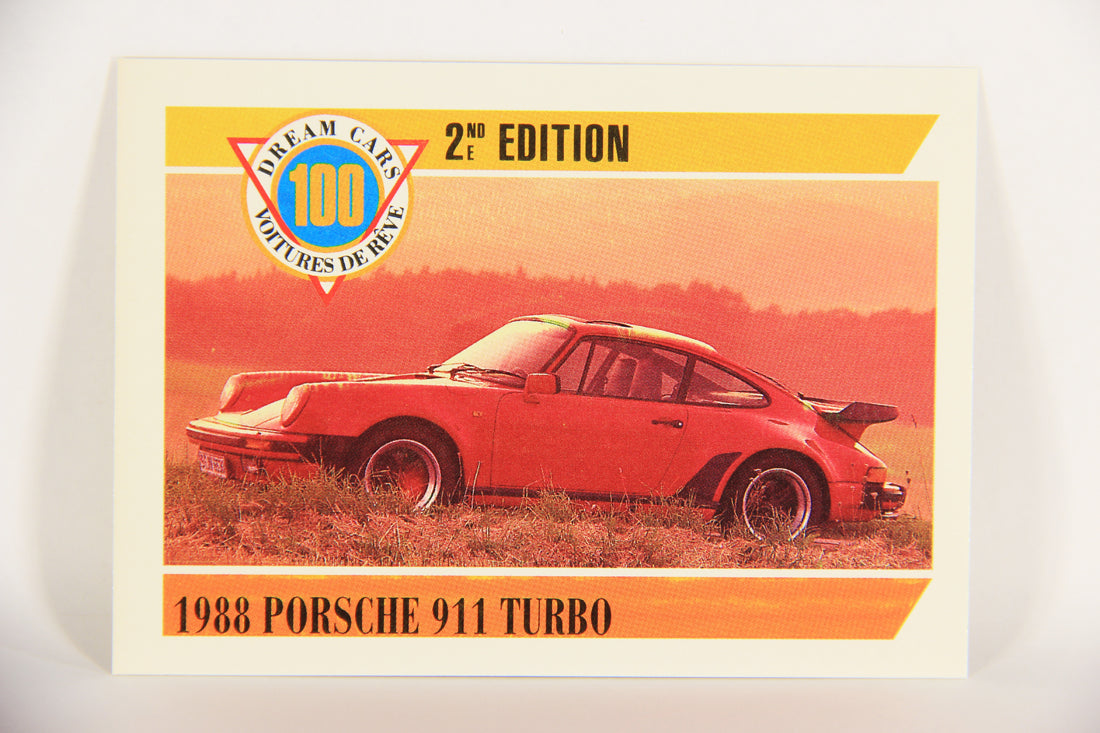 Dream Cars 2nd Edition 1992 Trading Card #66 - 1988 Porsche 911 Turbo FR-ENG L018539