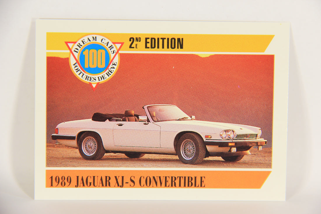 Dream Cars 2nd Edition 1992 Trading Card #68 - 1989 Jaguar XJ-S Convertible L018541