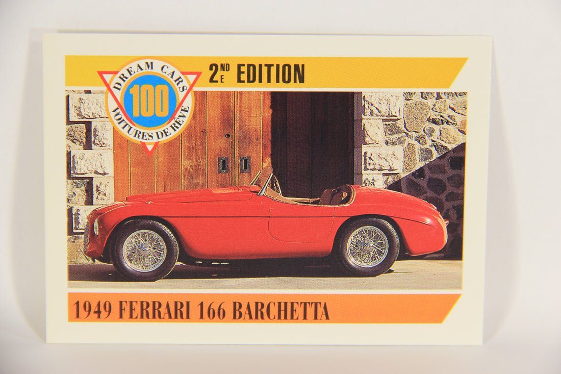 Dream Cars 2nd Edition 1992 Trading Card #73 - 1949 Ferrari 166 Barchetta FR-ENG L018546