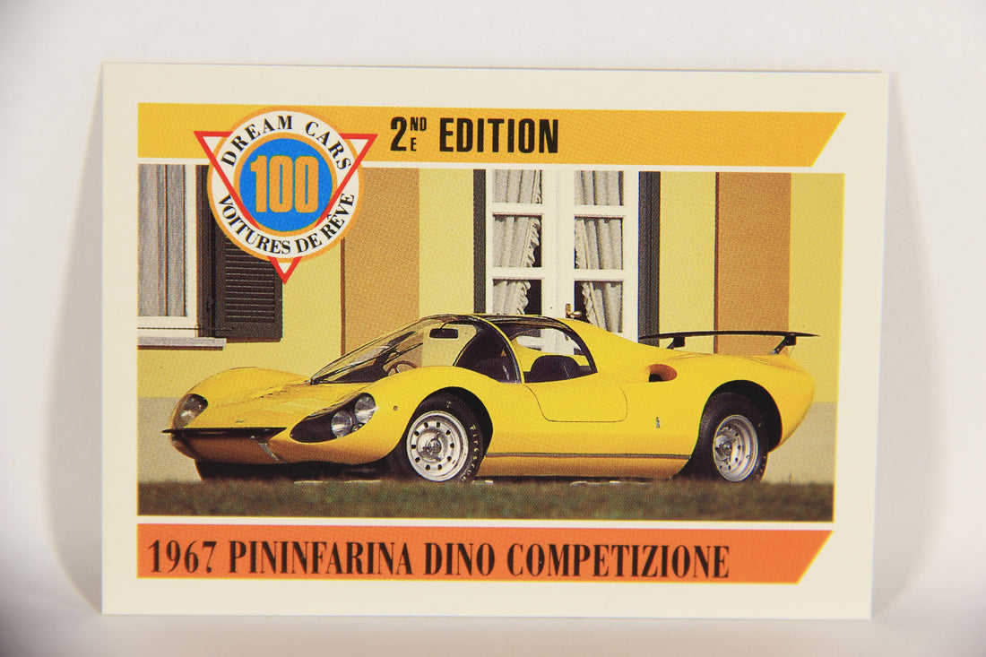 Dream Cars 2nd Edition 1992 Trading Card #74 - 1967 Pininfarina Dino Competizione L018547