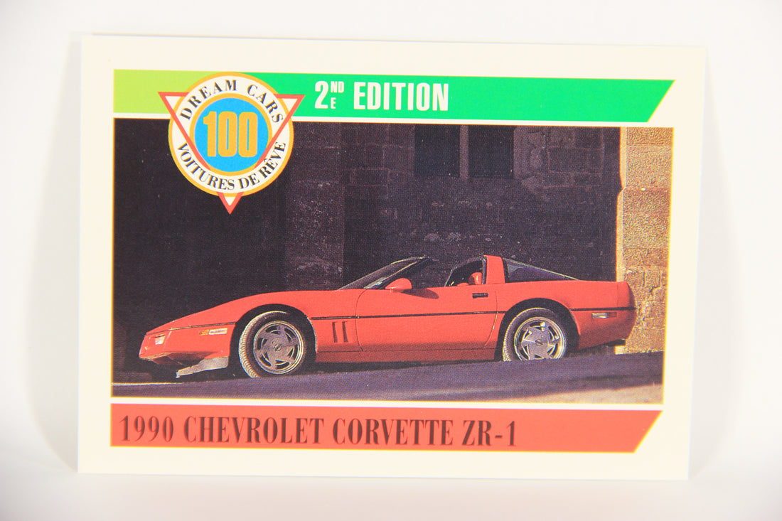 Dream Cars 2nd Edition 1992 Trading Card #76 - 1990 Chevrolet Corvette ZR-1 L018549