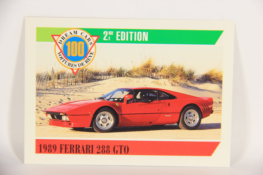 Dream Cars 2nd Edition 1992 Trading Card #82 - 1989 Ferrari 288 GTO FR-ENG L018555