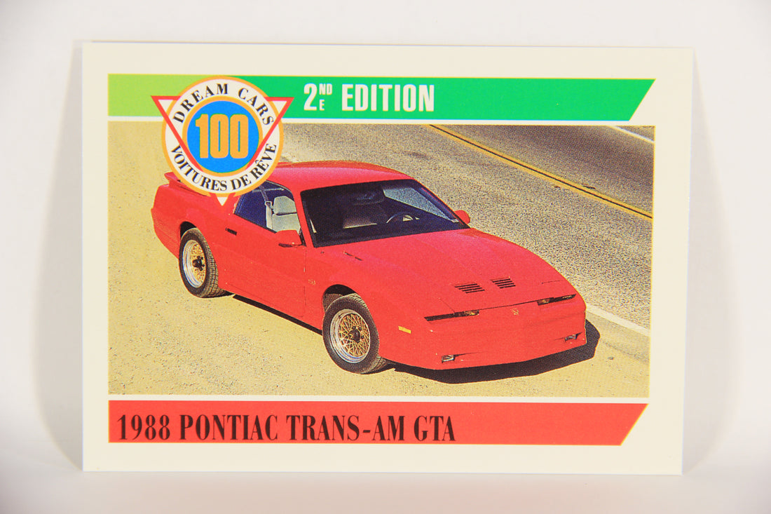 Dream Cars 2nd Edition 1992 Trading Card #98 - 1988 Pontiac Trans-Am GTA L018571