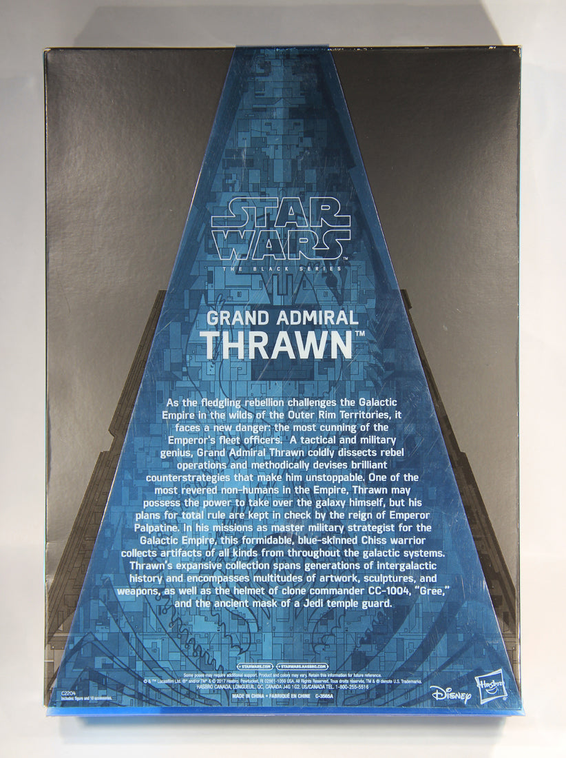 Star Wars SDCC Grand Admiral Thrawn 2017 Black Series Exclusive 6 Inch Figure L018582