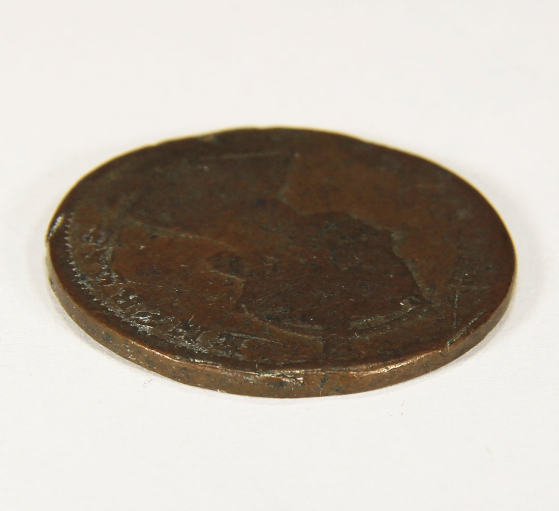 1889 India British 1/4 Anna Victoria Empress KM#486 One Quarter Coin L018681