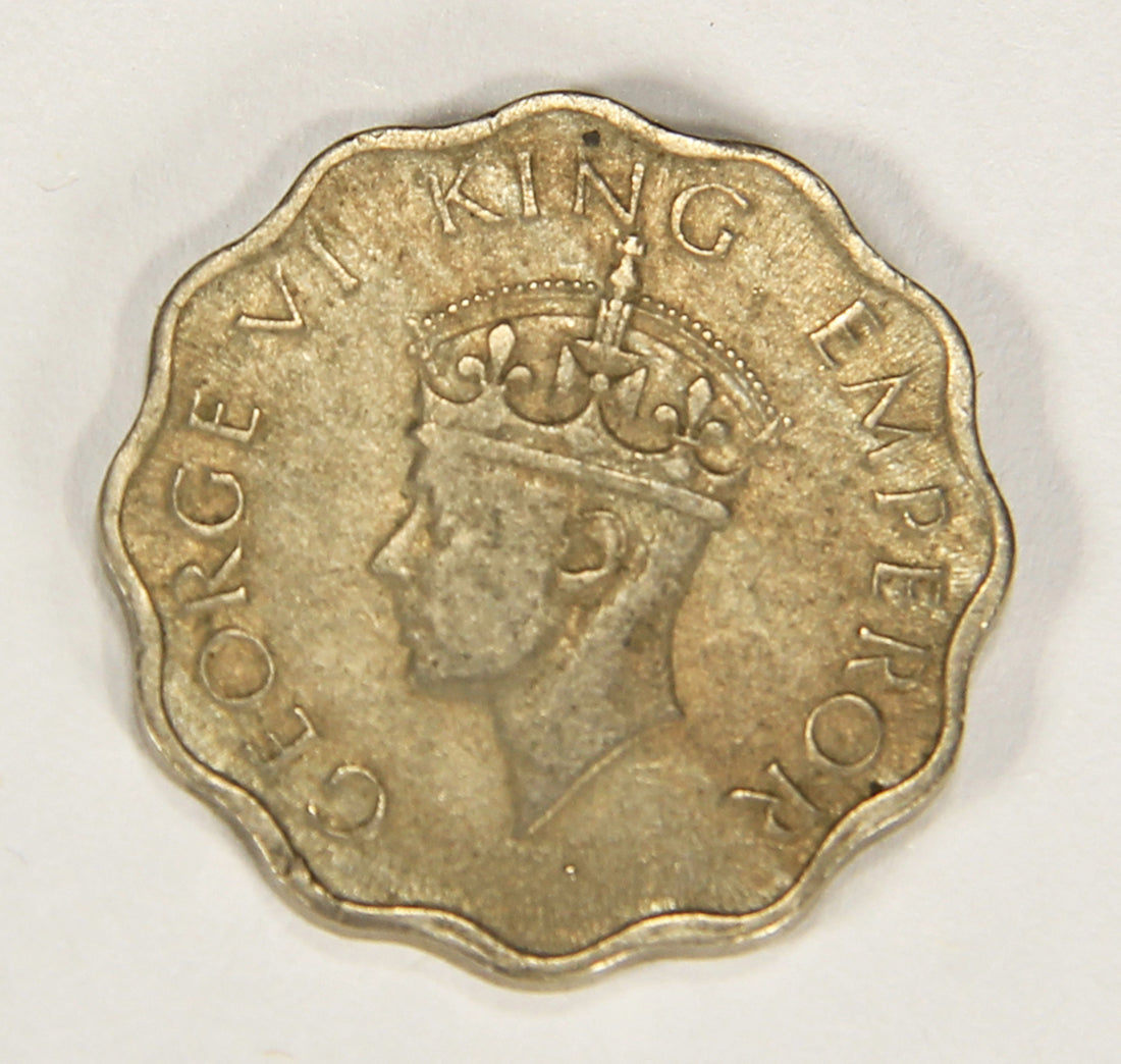 1946 (b) India British 1 Anna King George VI - Mumbai Bombay KM#538 Coin L018683