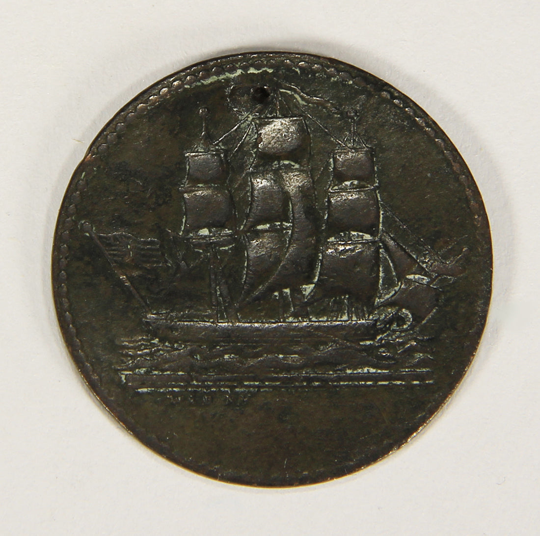 1829 Canada PEI Colonial Token #PE10-1 W & B N.Y. Prince Edward Island L018703