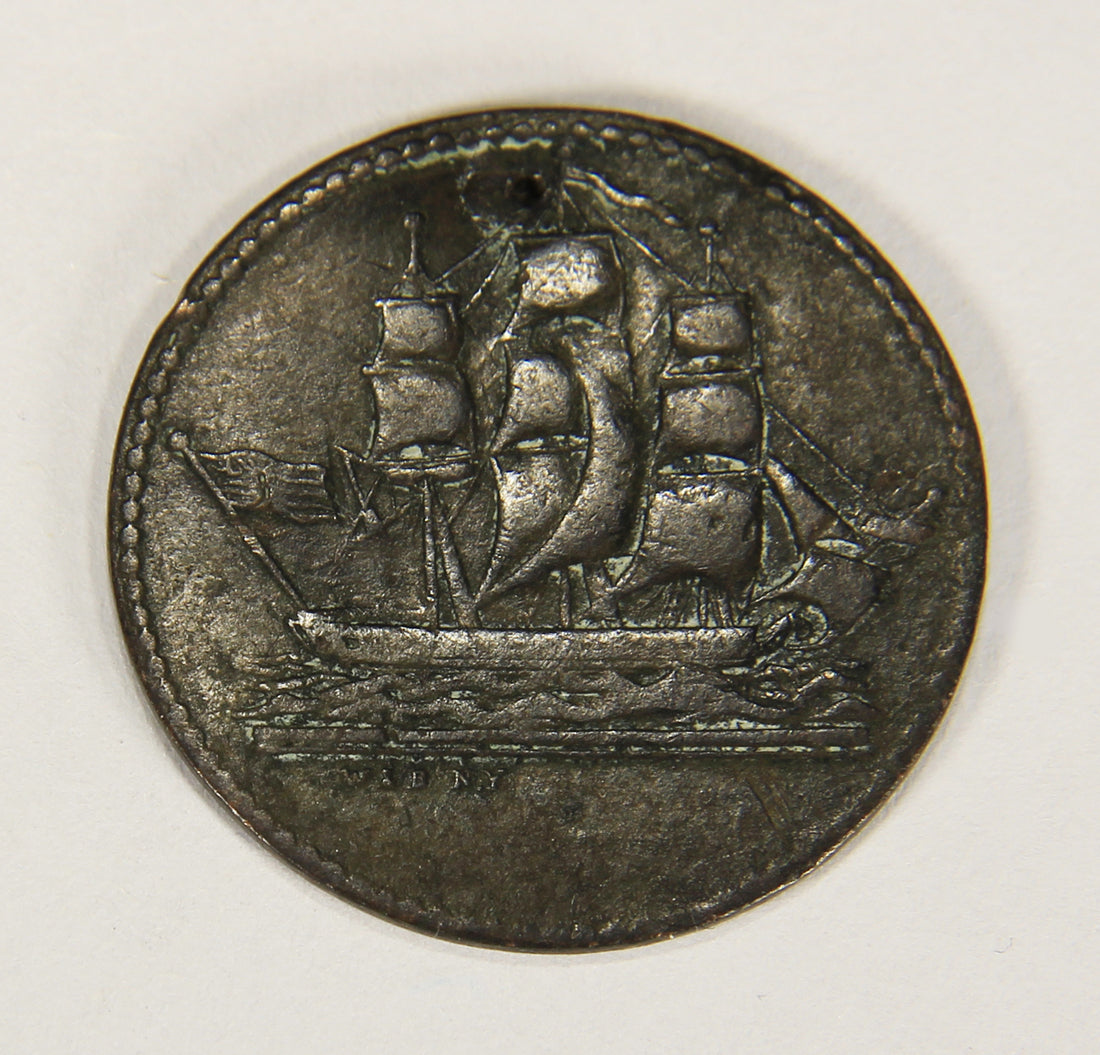 1829 Canada PEI Colonial Token #PE10-1 W & B N.Y. Prince Edward Island L018703