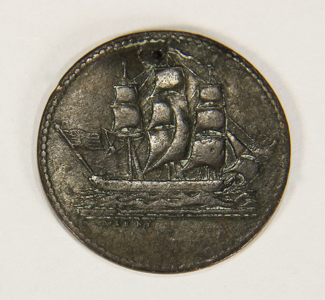 1829 Canada PEI Colonial Token #PE10-1 W & B N.Y. Prince Edward Island L018703
