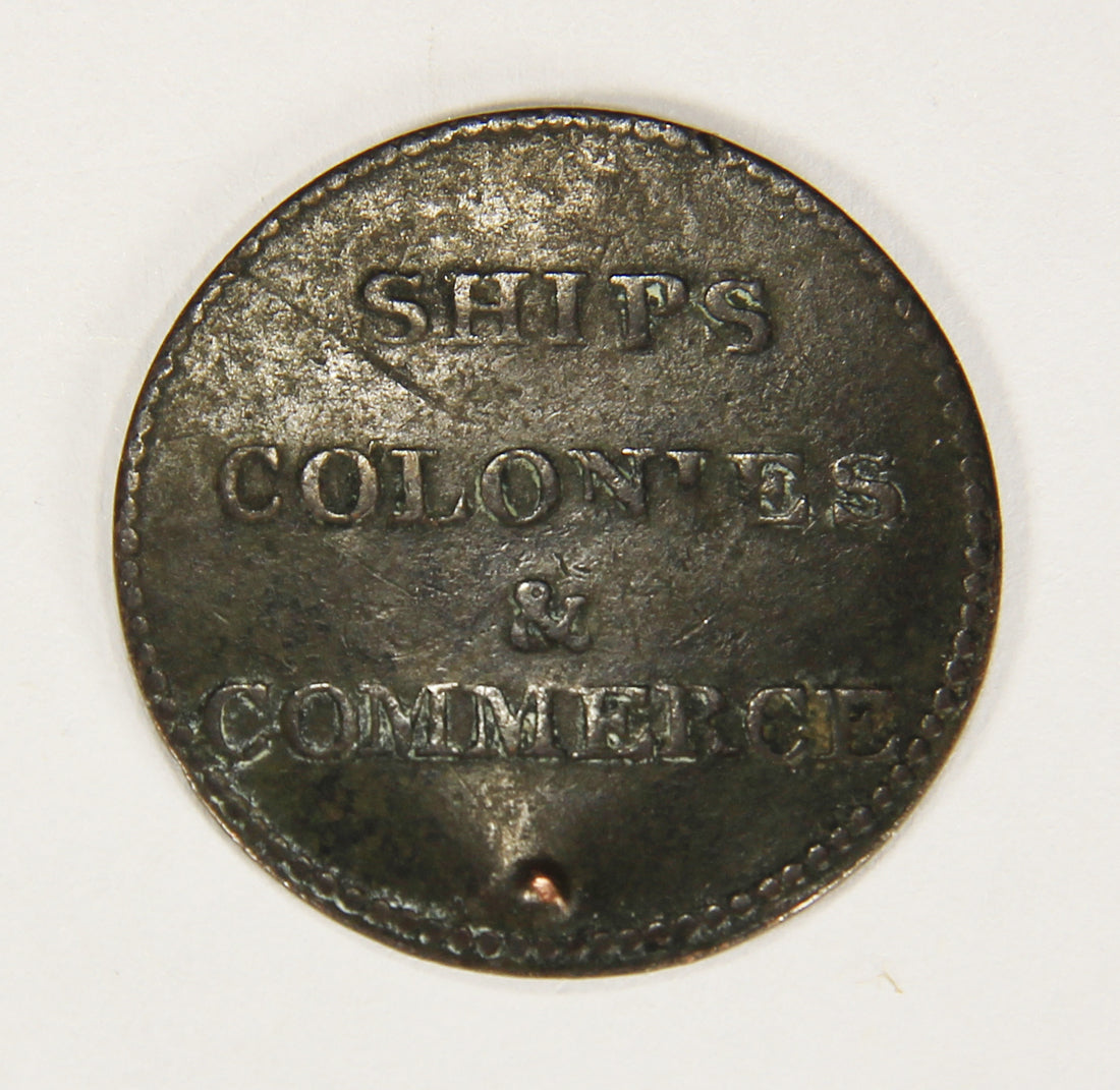 1829 Canada PEI Colonial Token #PE10-1 W & B N.Y. Prince Edward Island L018703