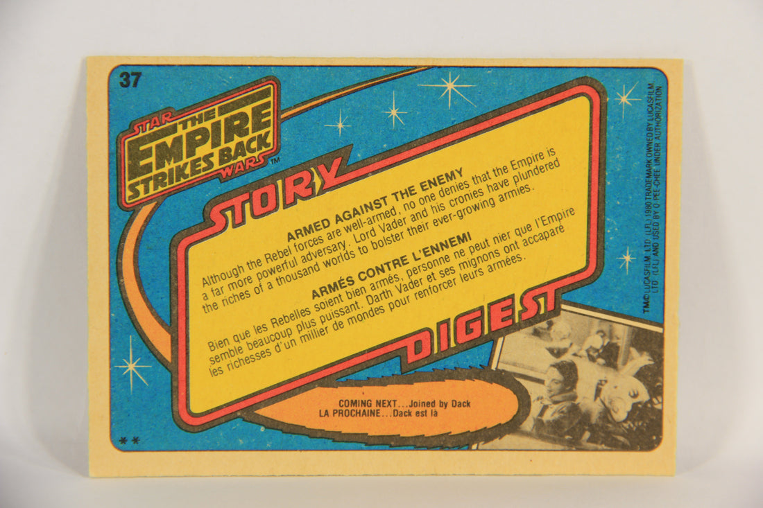 Star Wars Empire Strikes Back Card #37 Armed Against The Enemy FR-ENG OPC L018733