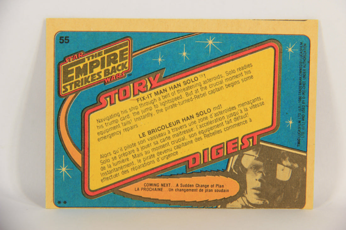 Star Wars The Empire Strikes Back Card #55 Fix-It Man Han Solo FR-ENG OPC L018738