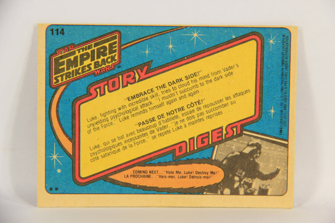 Star Wars Empire Strikes Back Card #114 Embrace The Dark Side FR-ENG OPC L018753
