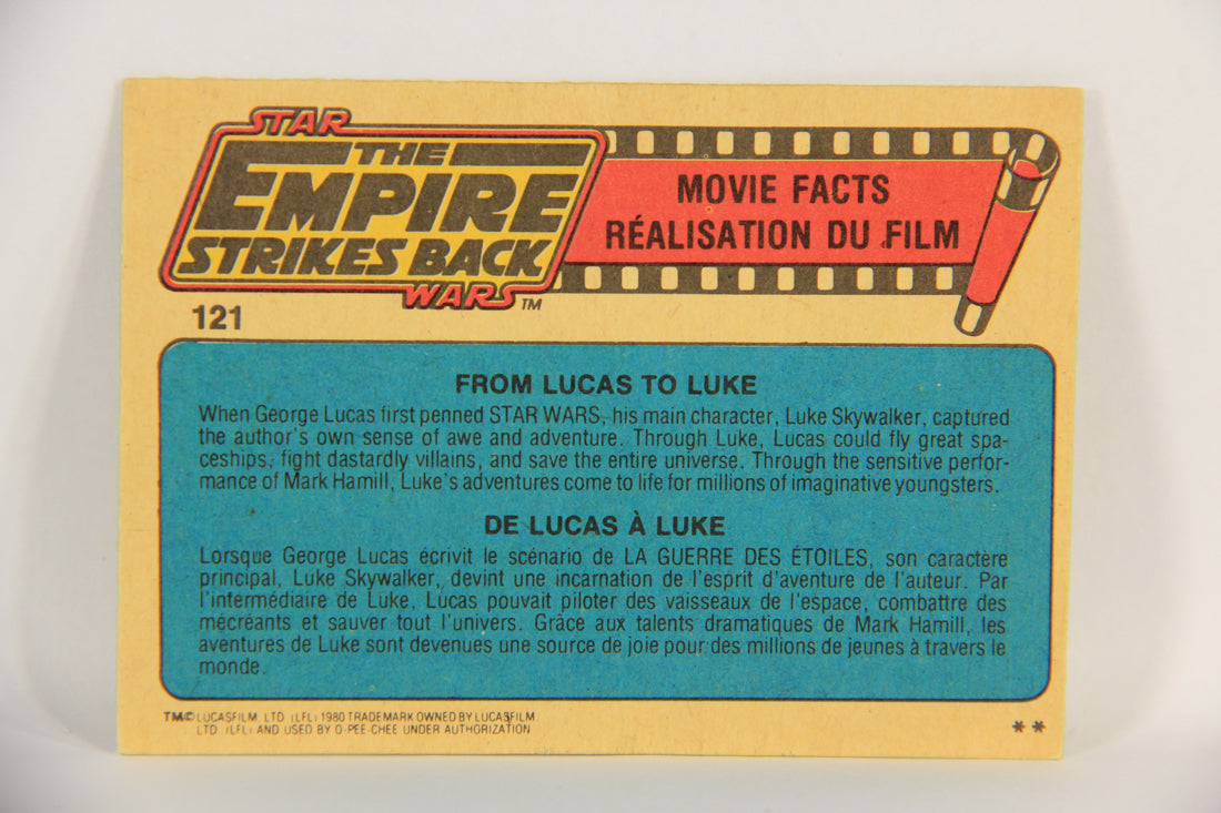 Star Wars Empire Strikes Back Trading Card #121 The Pursued FR-ENG OPC L018755