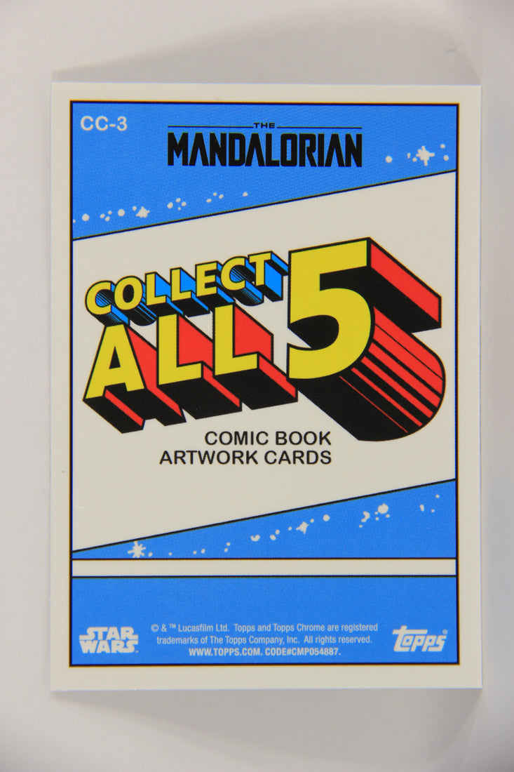 Star Wars 2022 Mandalorian Beskar Edition Card #CC-3 Boba Fett Refractor L018896