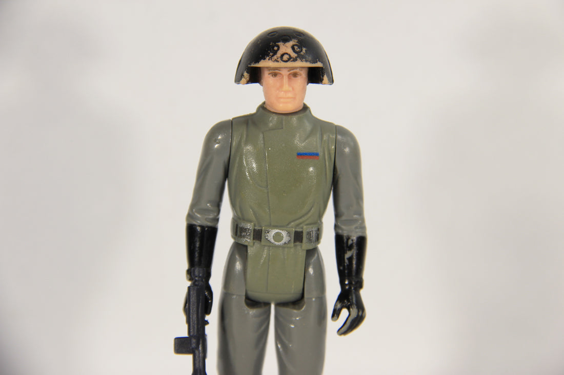Star Wars Death Squad Commander 1977 Figure YELLOWISH Hong Kong COO II-1a Kader L018897