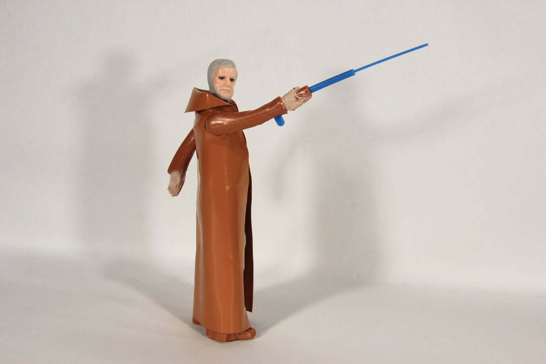 Star Wars Ben Obi-Wan Kenobi 1977 Figure Grey Hair Made In Hong Kong COO I-1b Unitoy L018898