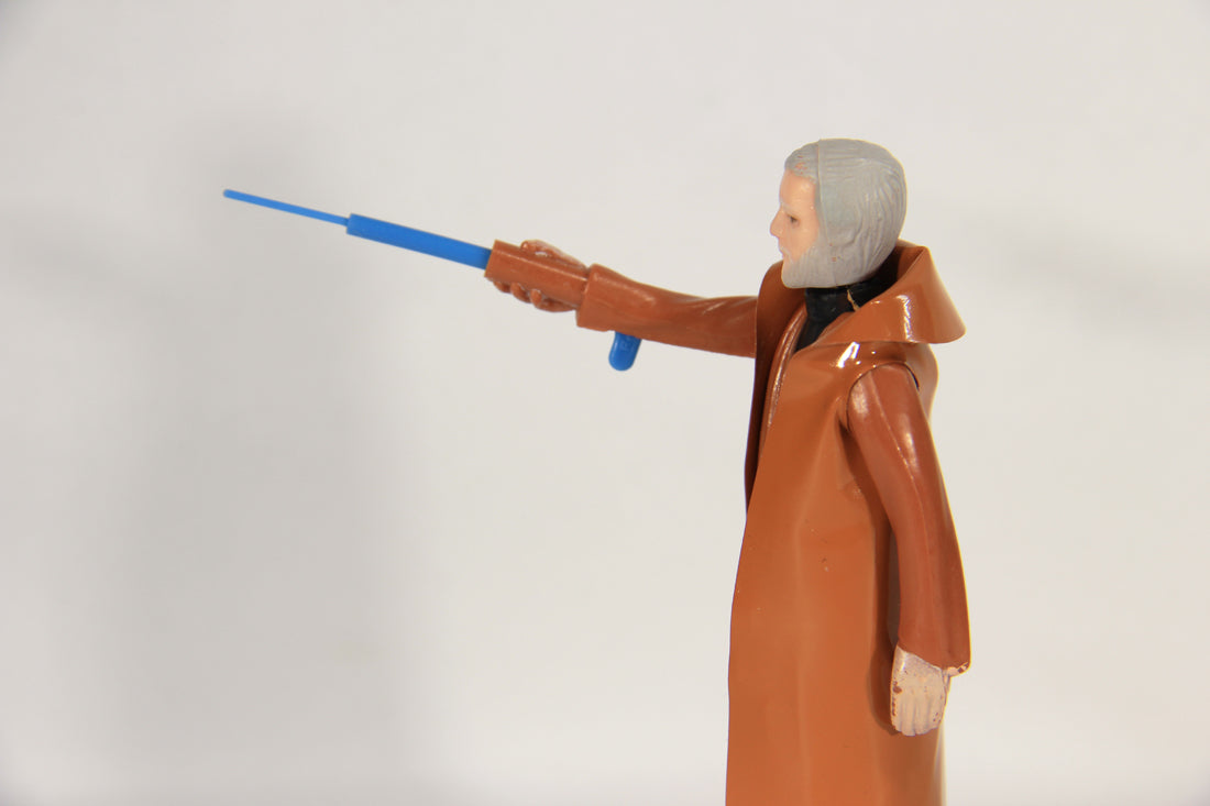 Star Wars Ben Obi-Wan Kenobi 1977 Figure Grey Hair Made In Hong Kong COO I-1b Unitoy L018898