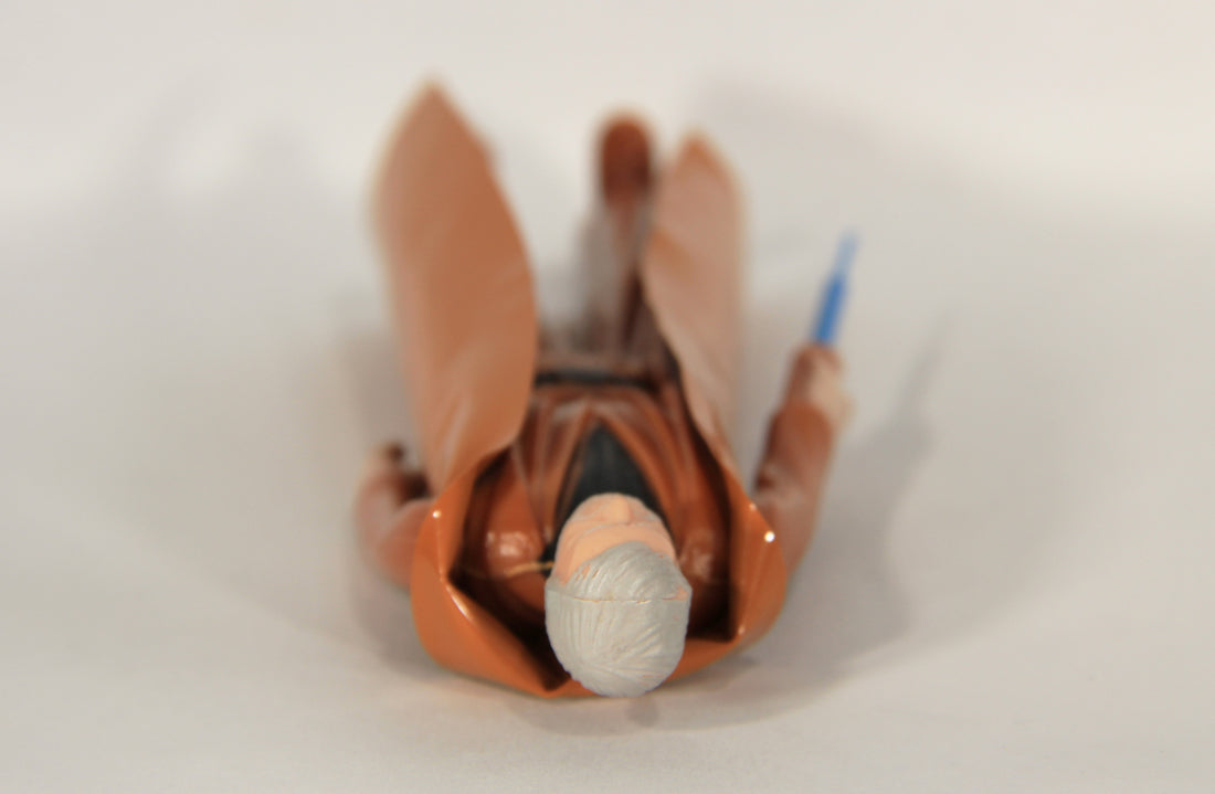 Star Wars Ben Obi-Wan Kenobi 1977 Figure Grey Hair Made In Hong Kong COO I-1b Unitoy L018898