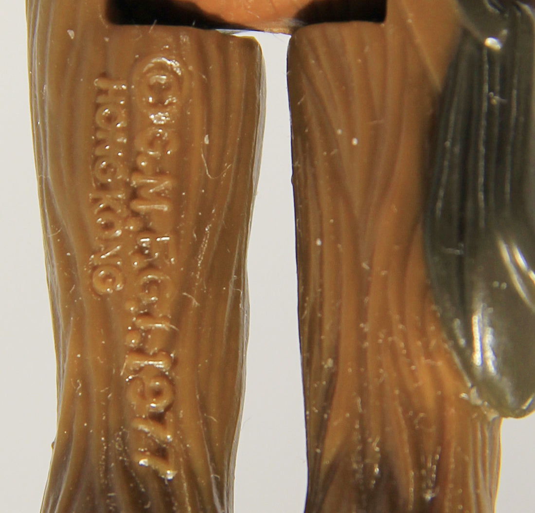 Star Wars Chewbacca 1977 Action Figure Hong Kong COO III-1b Smile L018912