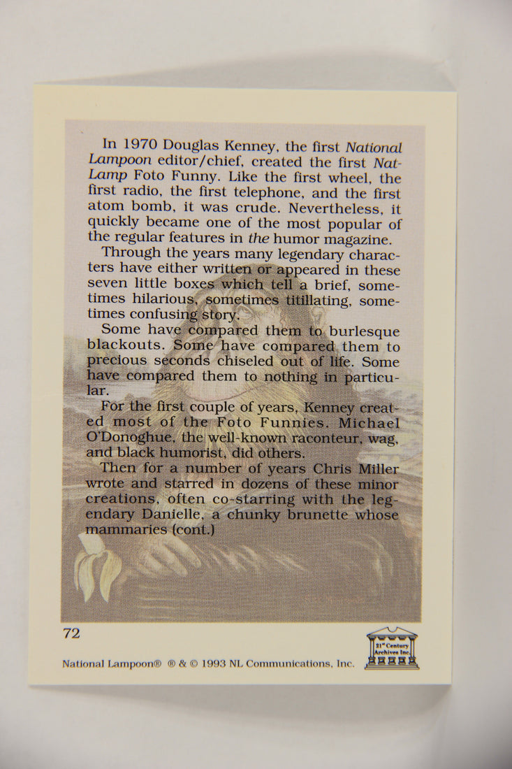 National Lampoon 1993 Trading Card #72 Foto Funnies ENG L018931