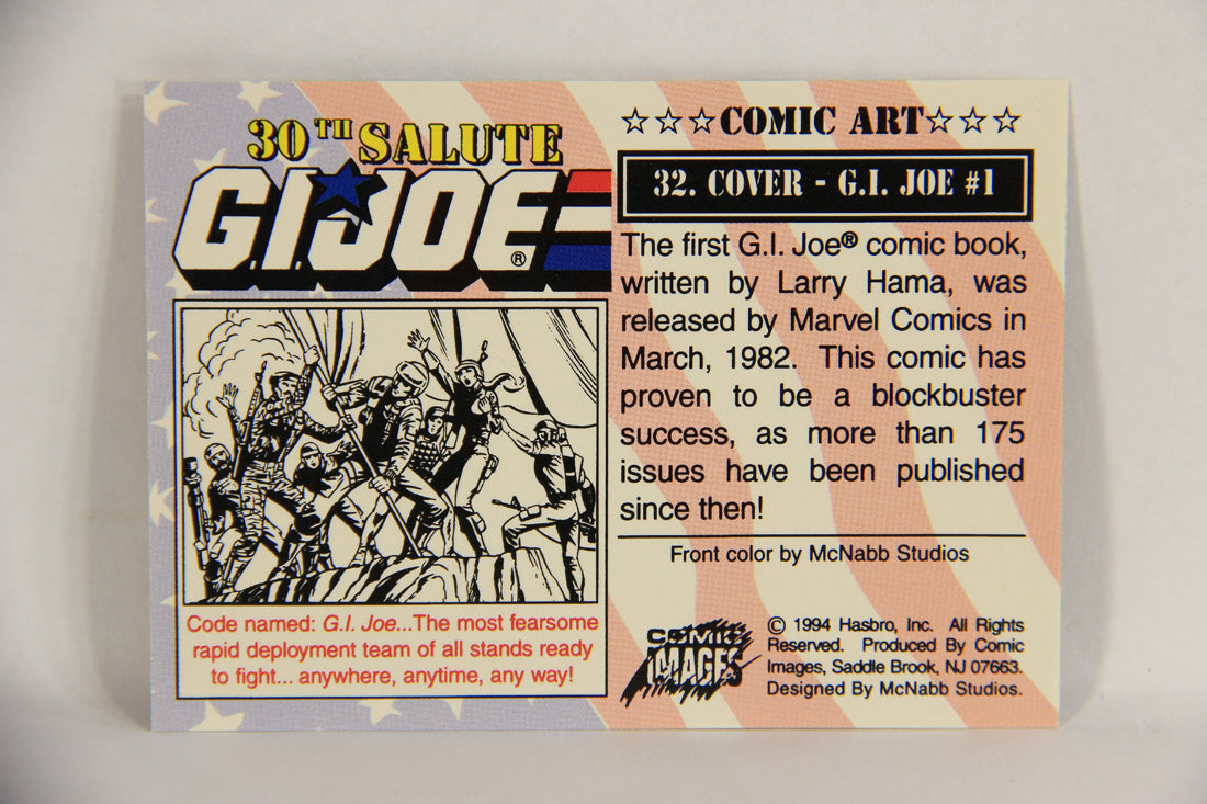 GI Joe 30th Salute 1994 Trading Card #32 Cover - G.I. Joe #1 ENG L018932