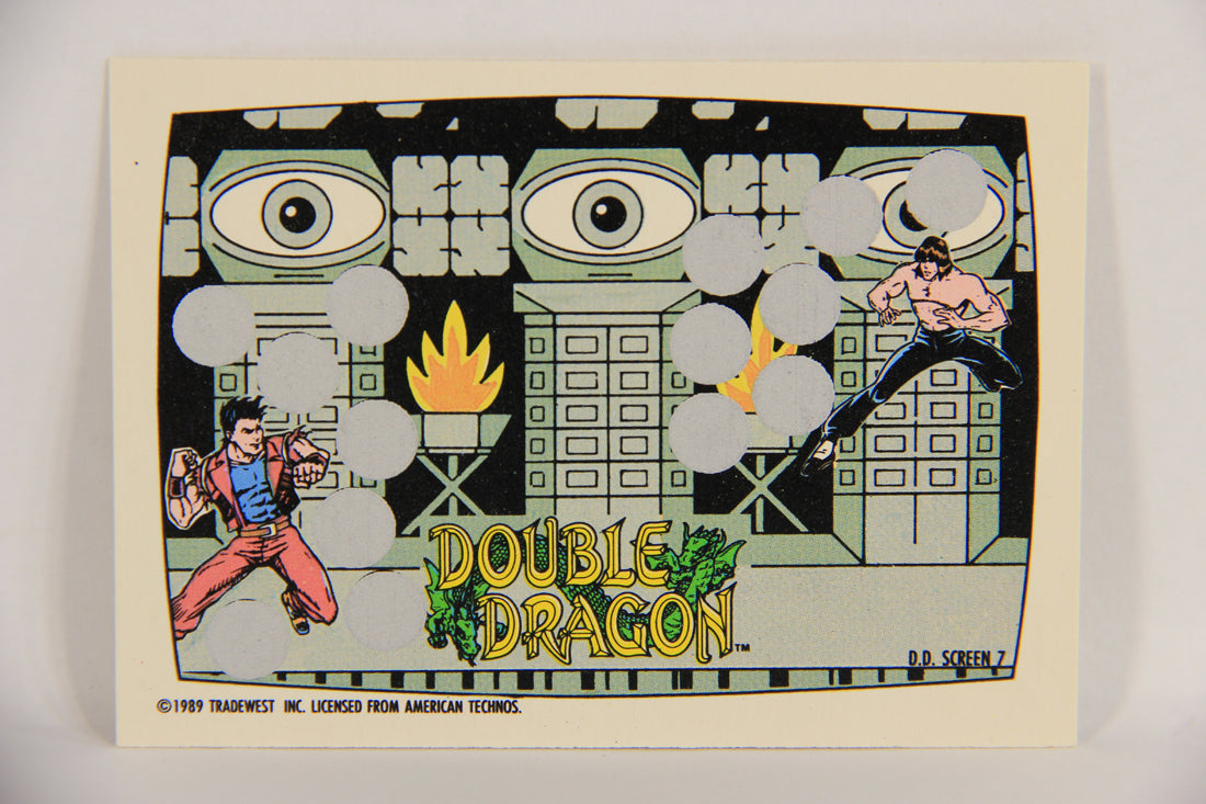 Nintendo Double Dragon 1989 Scratch-Off Card Screen #7 Of 10 ENG L018946