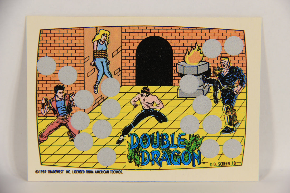 Nintendo Double Dragon 1989 Scratch-Off Card Screen #10 Of 10 ENG L018949
