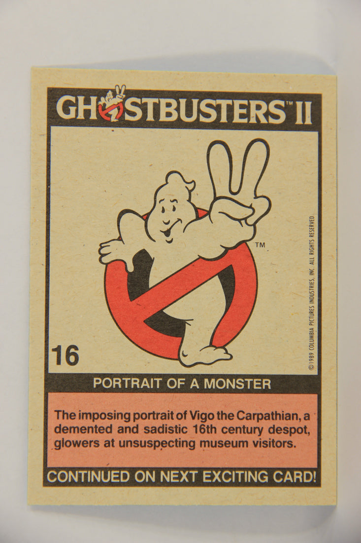 Ghostbusters II 1989 Trading Card #16 Portrait Of A Monster L018953