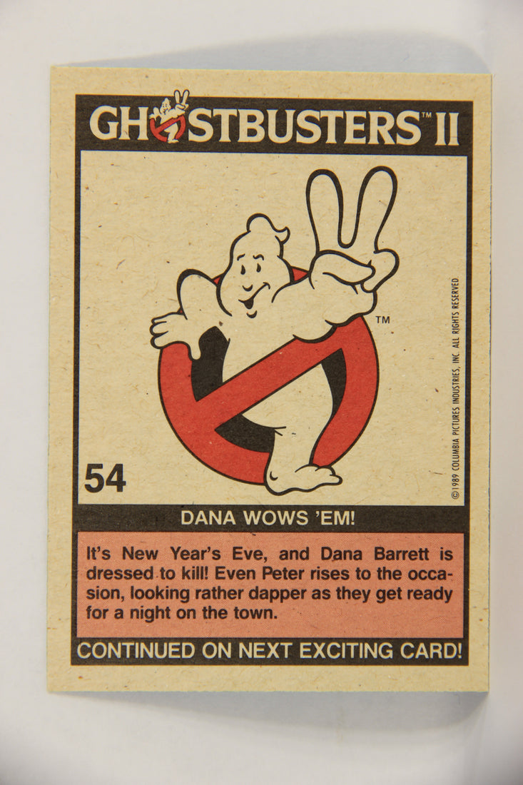 Ghostbusters II 1989 Trading Card #54 Dana Wows 'Em L018954