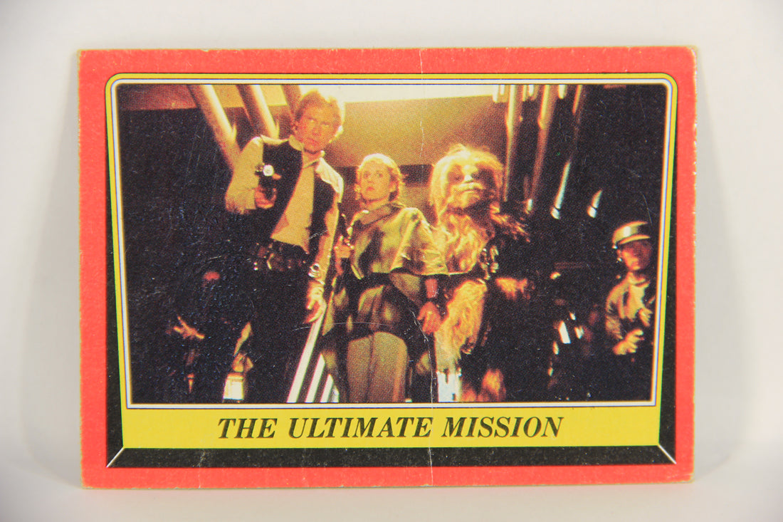Star Wars ROTJ 1983 Trading Card #99 The Ultimate Mission ENG Topps L018991