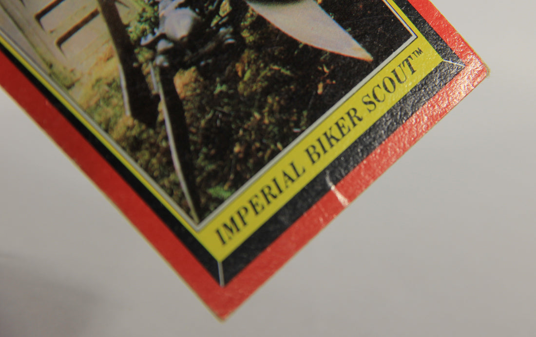 Star Wars ROTJ 1983 Trading Card #96 Imperial Biker Scout ENG Topps L018993