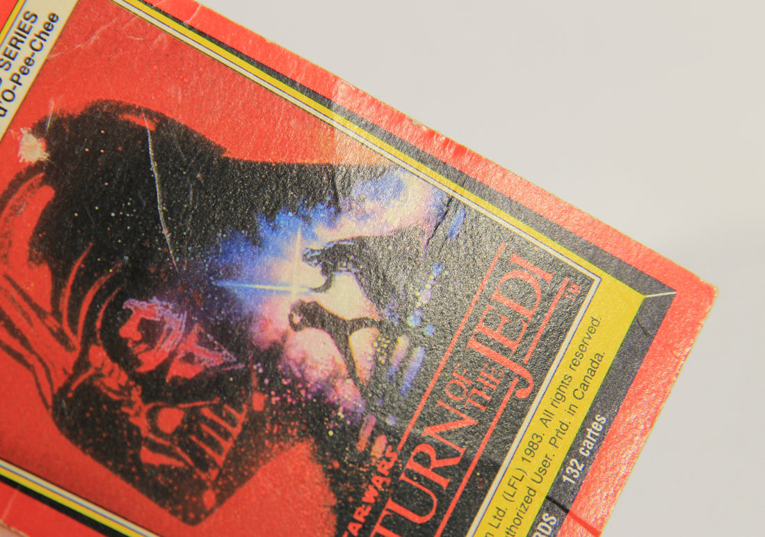 Star Wars ROTJ 1983 Trading Card #1 Title Card FR-ENG Canada L018995